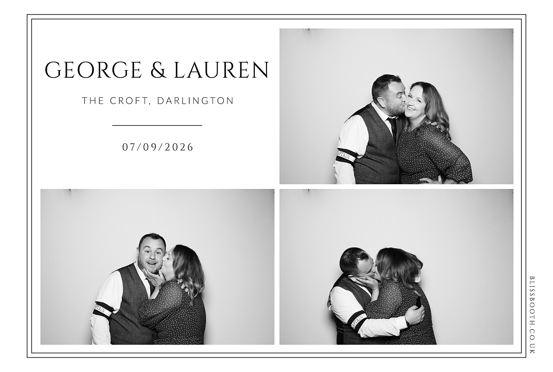 George and Lauren | View more photos from the event at gallery.blissbooth.co.uk/u/BlissBooth/George-and-Lauren