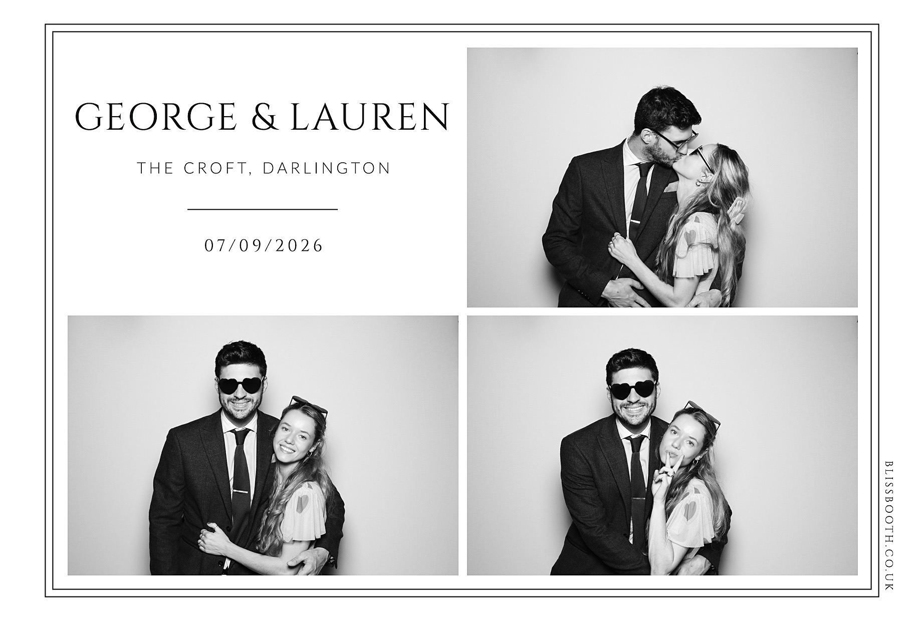 George and Lauren | View more photos from the event at gallery.blissbooth.co.uk/u/BlissBooth/George-and-Lauren