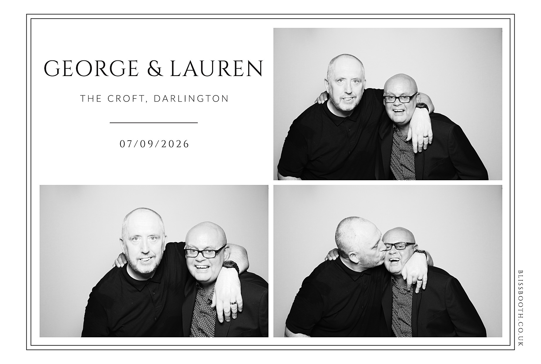George and Lauren | View more photos from the event at gallery.blissbooth.co.uk/u/BlissBooth/George-and-Lauren