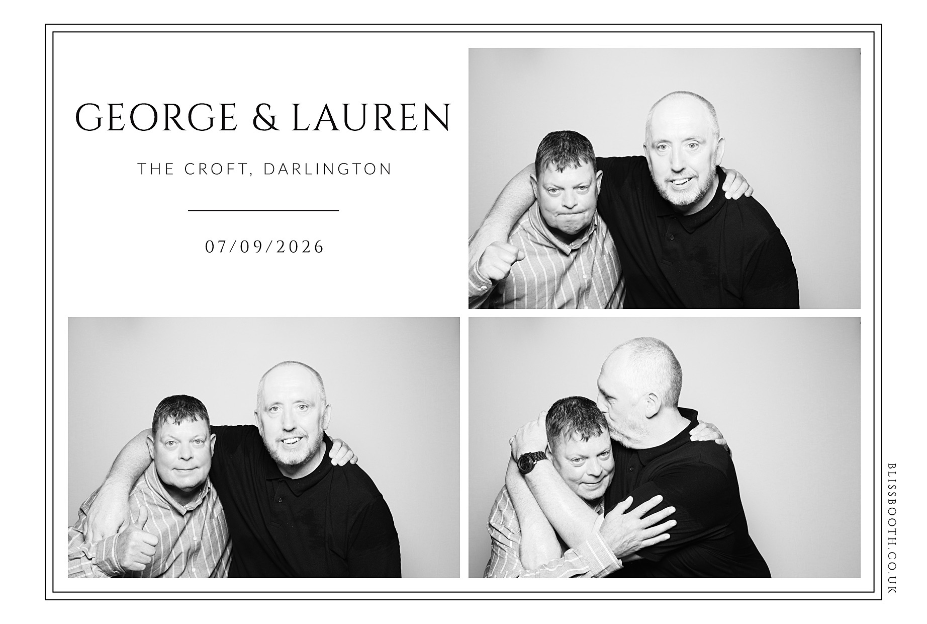 George and Lauren | View more photos from the event at gallery.blissbooth.co.uk/u/BlissBooth/George-and-Lauren