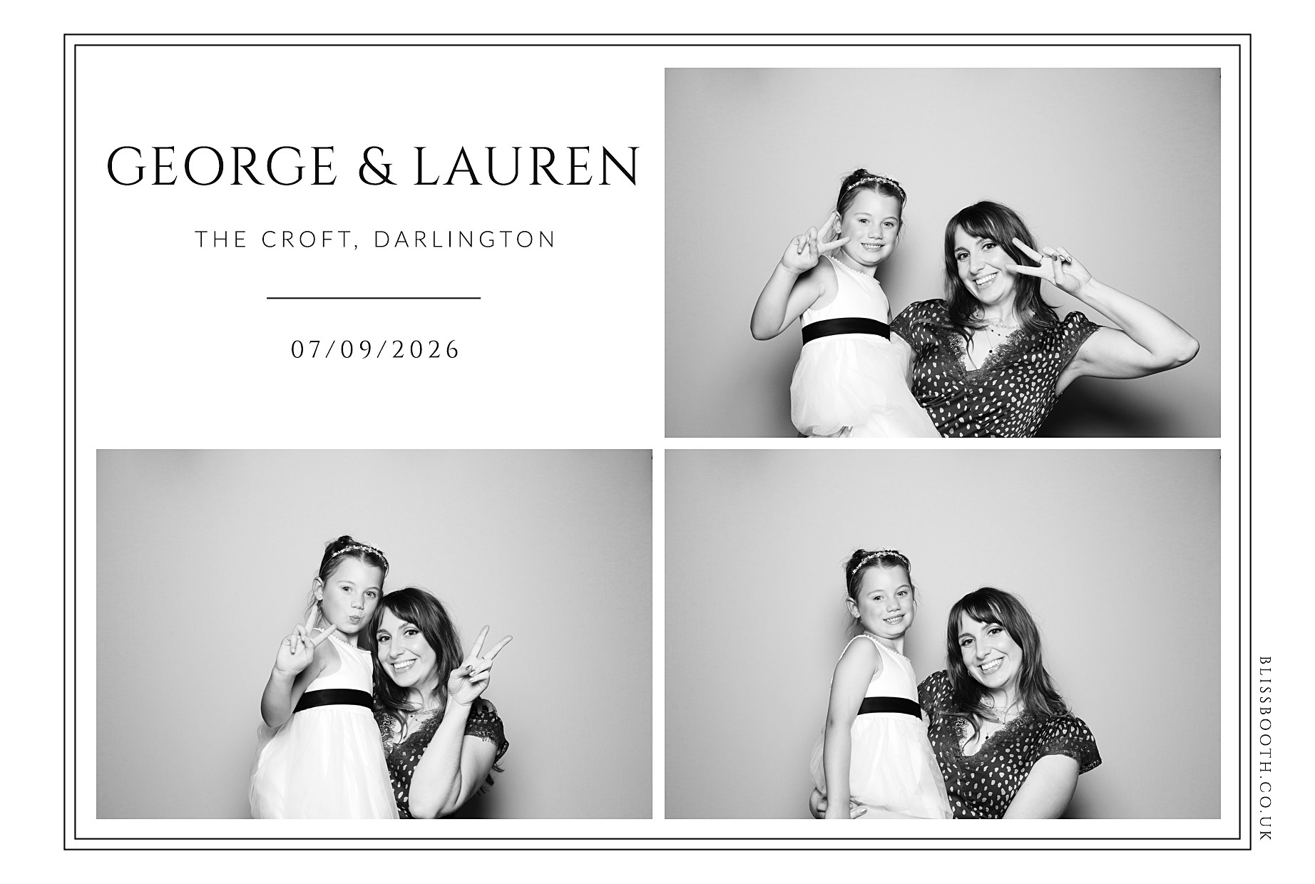 George and Lauren | View more photos from the event at gallery.blissbooth.co.uk/u/BlissBooth/George-and-Lauren