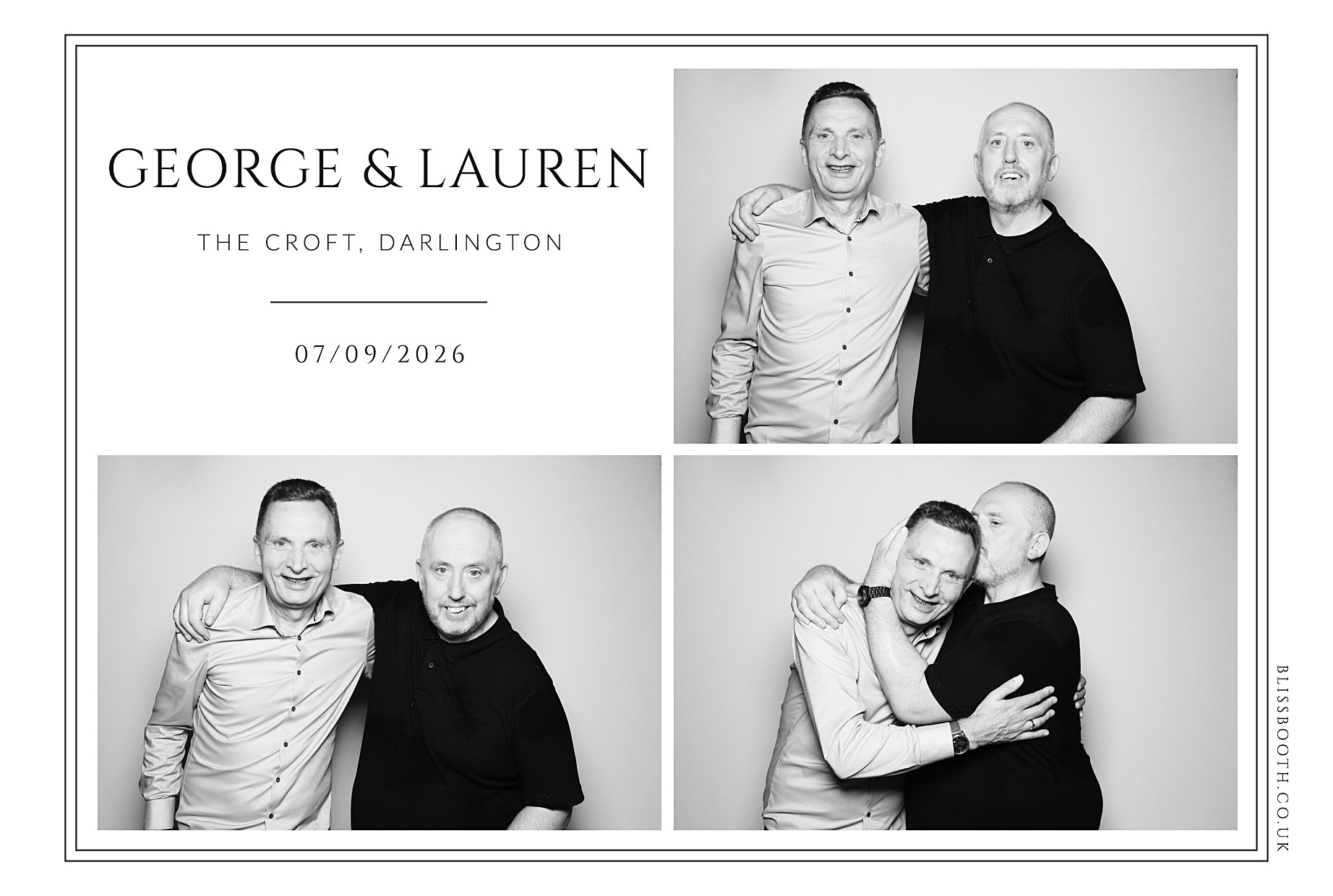George and Lauren | View more photos from the event at gallery.blissbooth.co.uk/u/BlissBooth/George-and-Lauren