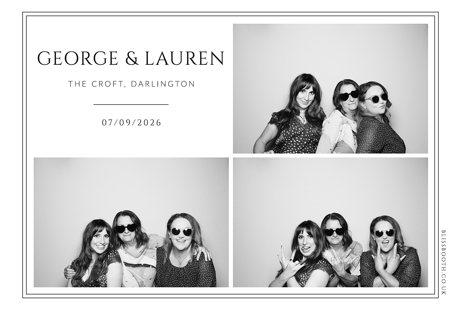 George and Lauren | View more photos from the event at gallery.blissbooth.co.uk/u/BlissBooth/George-and-Lauren