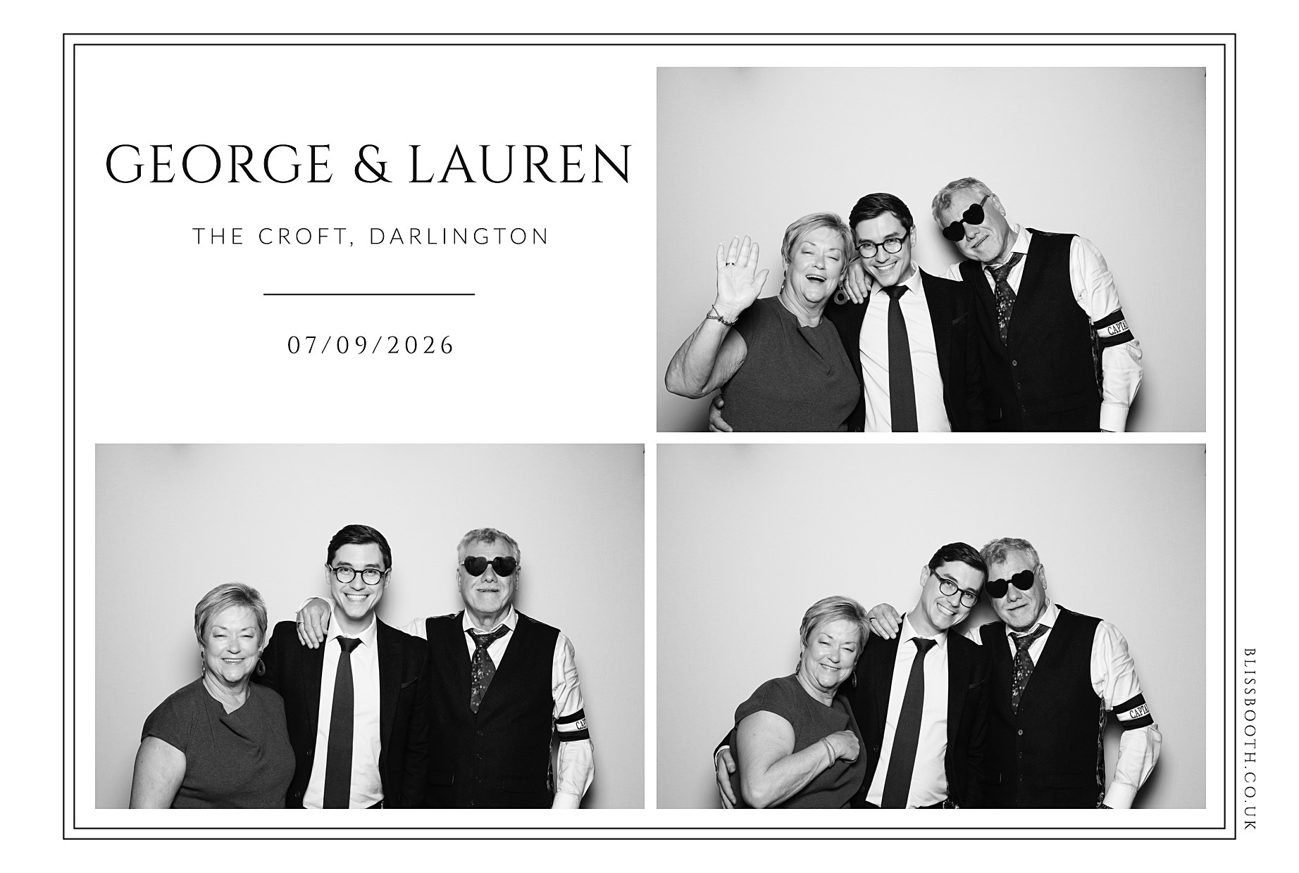 George and Lauren | View more photos from the event at gallery.blissbooth.co.uk/u/BlissBooth/George-and-Lauren