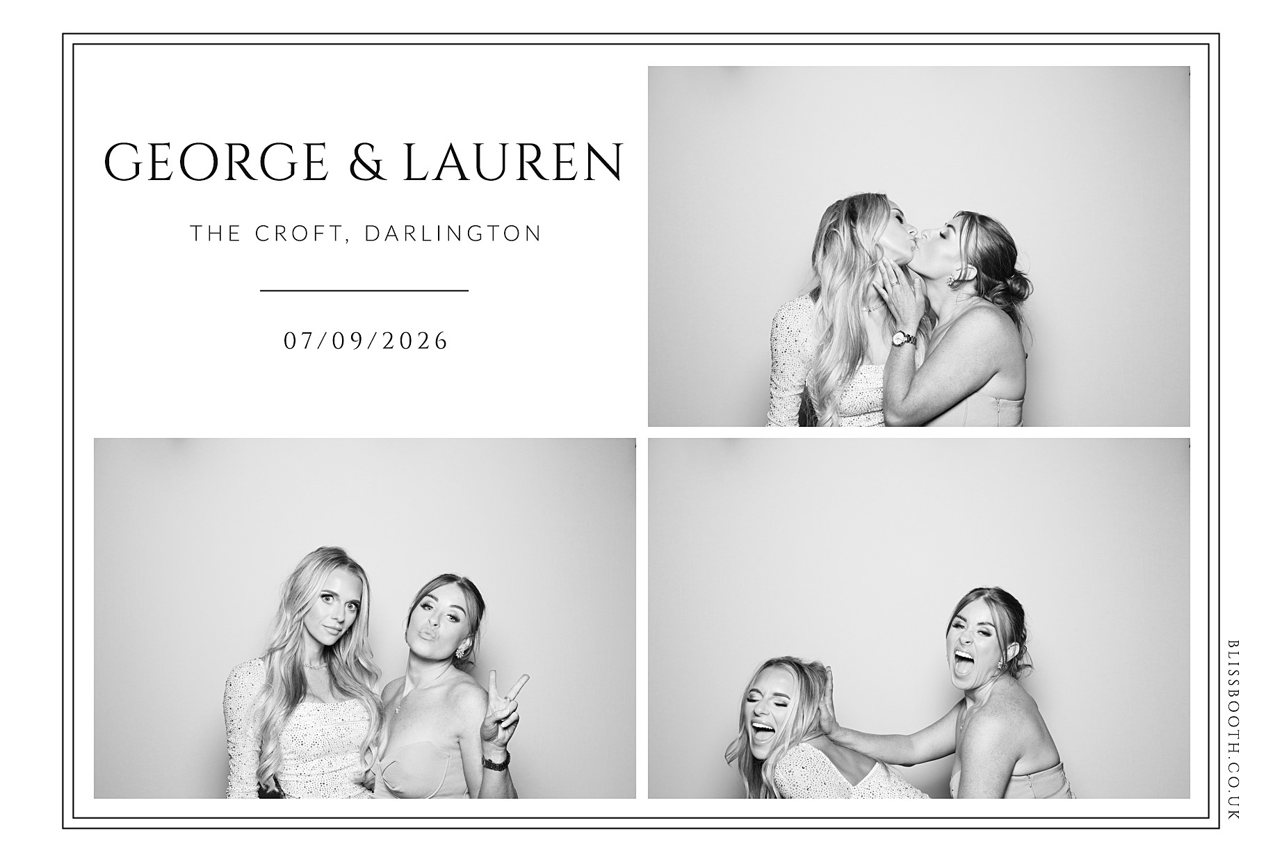 George and Lauren | View more photos from the event at gallery.blissbooth.co.uk/u/BlissBooth/George-and-Lauren