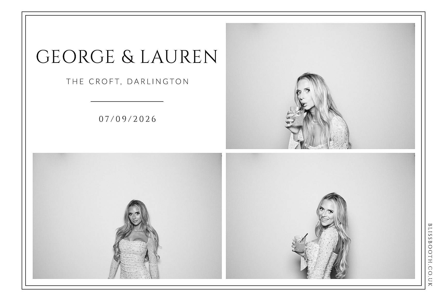 George and Lauren | View more photos from the event at gallery.blissbooth.co.uk/u/BlissBooth/George-and-Lauren