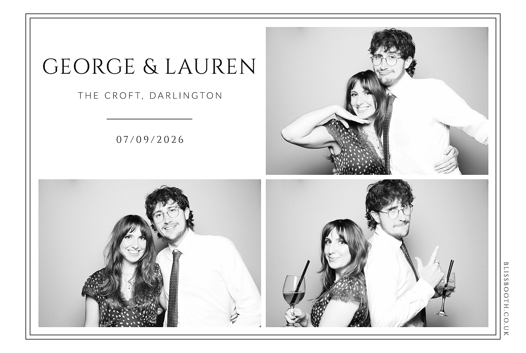 George and Lauren | View more photos from the event at gallery.blissbooth.co.uk/u/BlissBooth/George-and-Lauren
