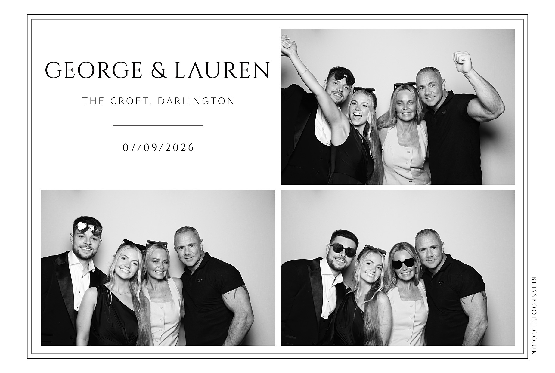 George and Lauren | View more photos from the event at gallery.blissbooth.co.uk/u/BlissBooth/George-and-Lauren