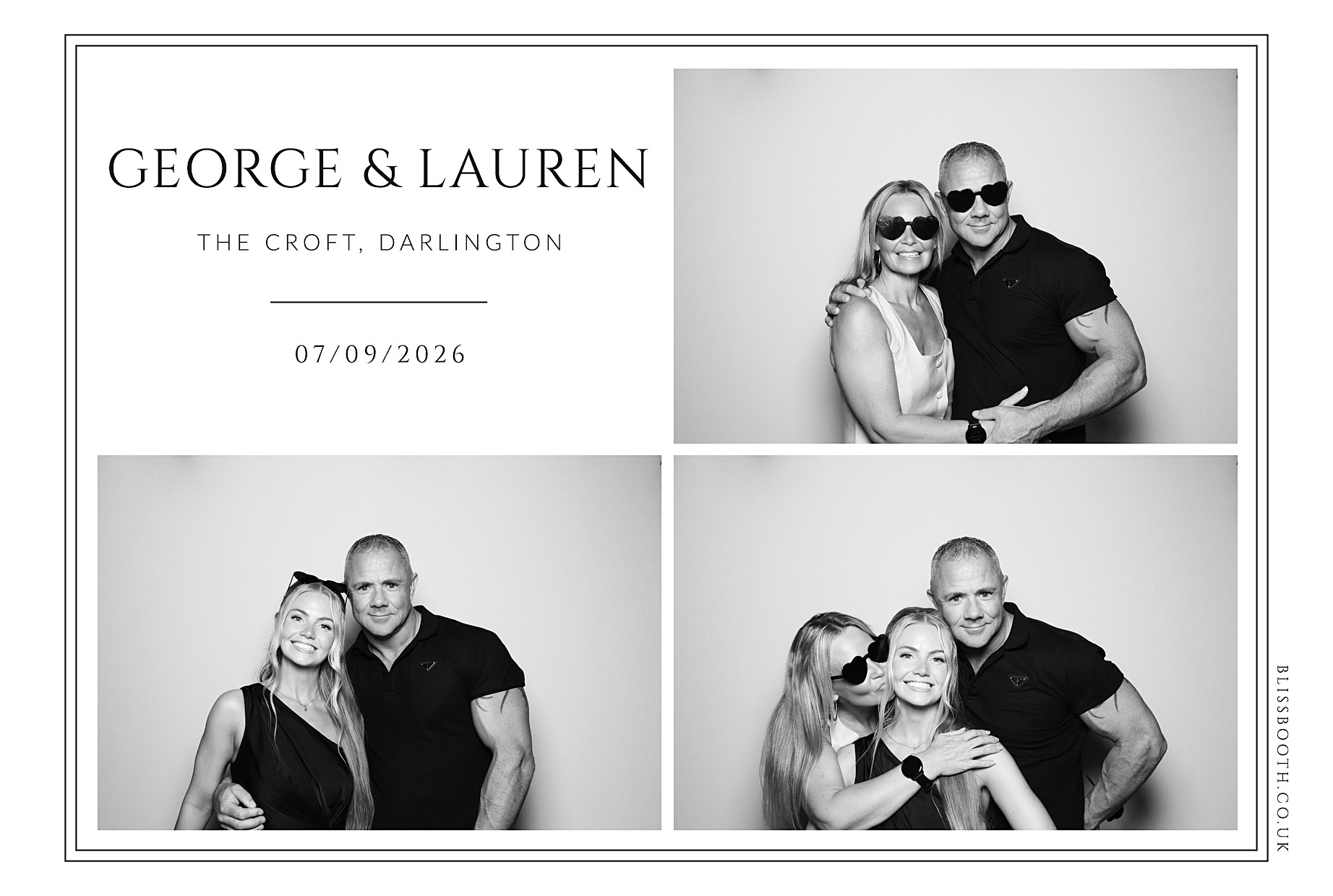 George and Lauren | View more photos from the event at gallery.blissbooth.co.uk/u/BlissBooth/George-and-Lauren