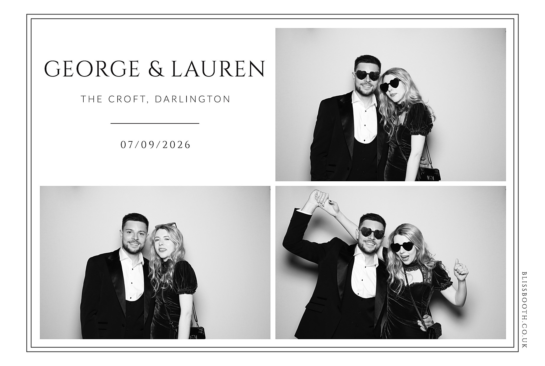 George and Lauren | View more photos from the event at gallery.blissbooth.co.uk/u/BlissBooth/George-and-Lauren
