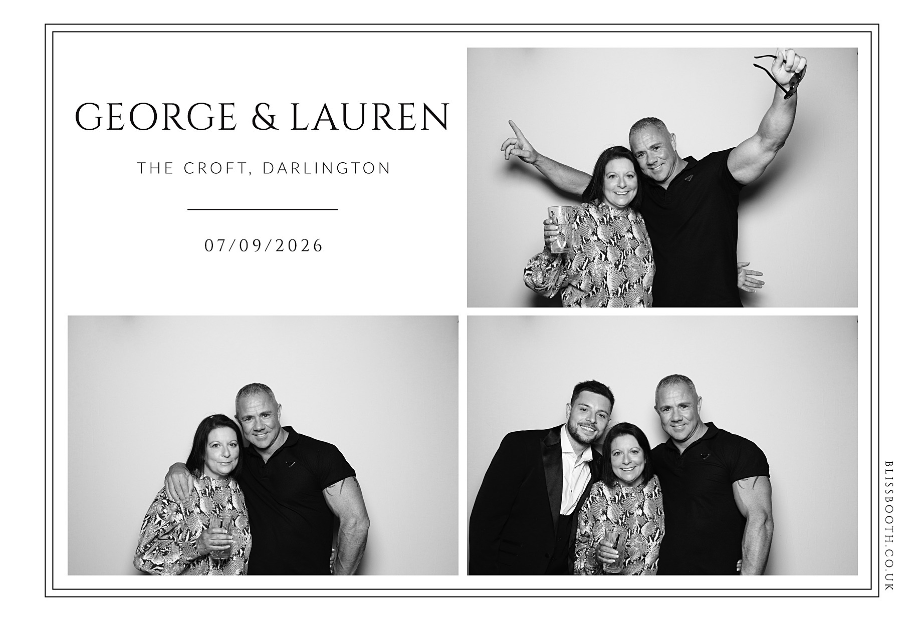 George and Lauren | View more photos from the event at gallery.blissbooth.co.uk/u/BlissBooth/George-and-Lauren