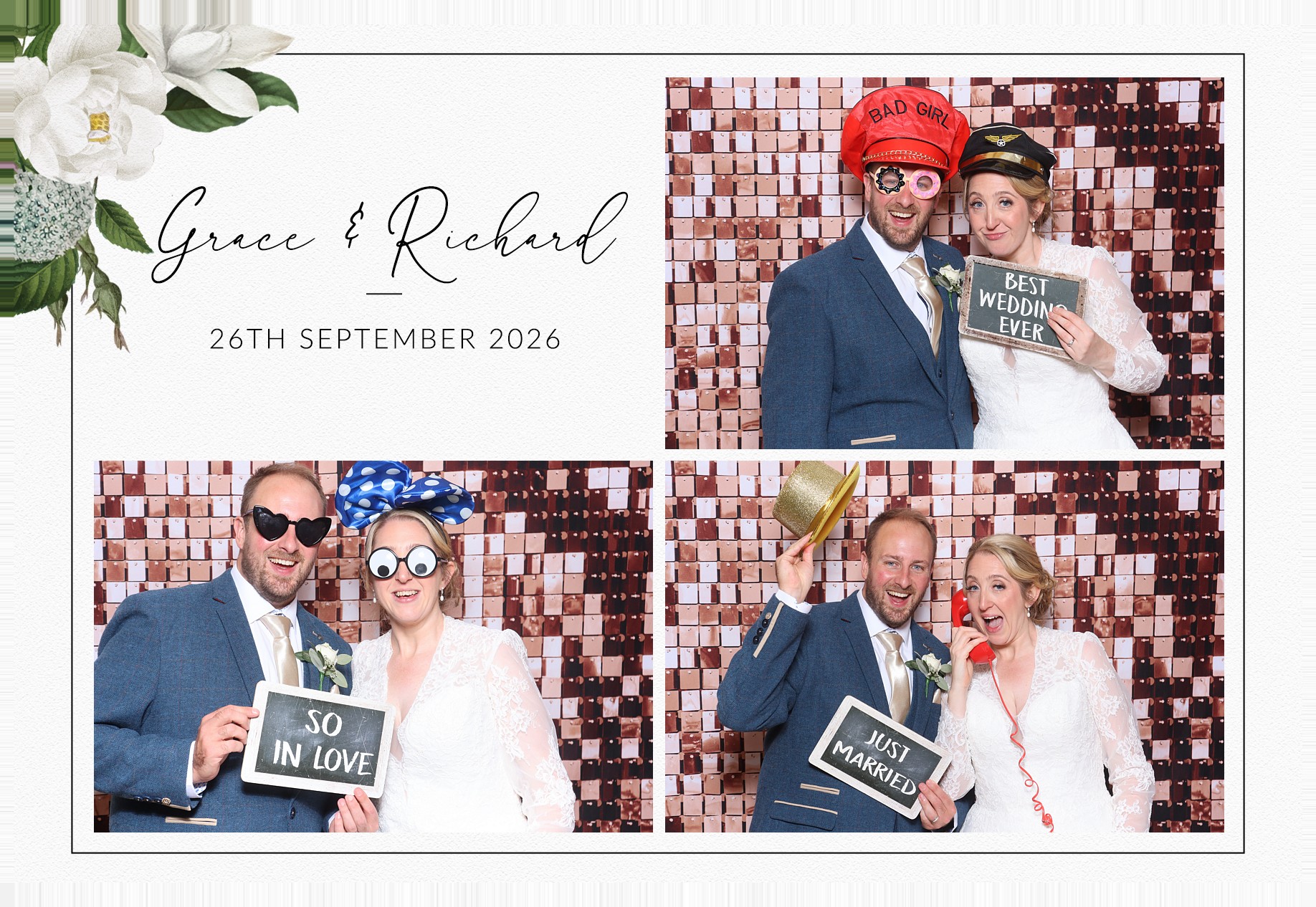 Grace and Richard | View more photos from the event at gallery.blissbooth.co.uk/u/BlissBooth/Grace-and-Richard