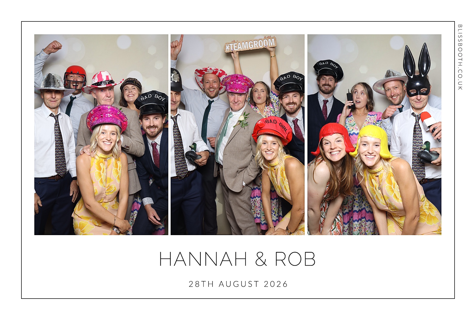 Hannah and Rob | View more photos from the event at gallery.blissbooth.co.uk/u/BlissBooth/Hannah-and-Rob