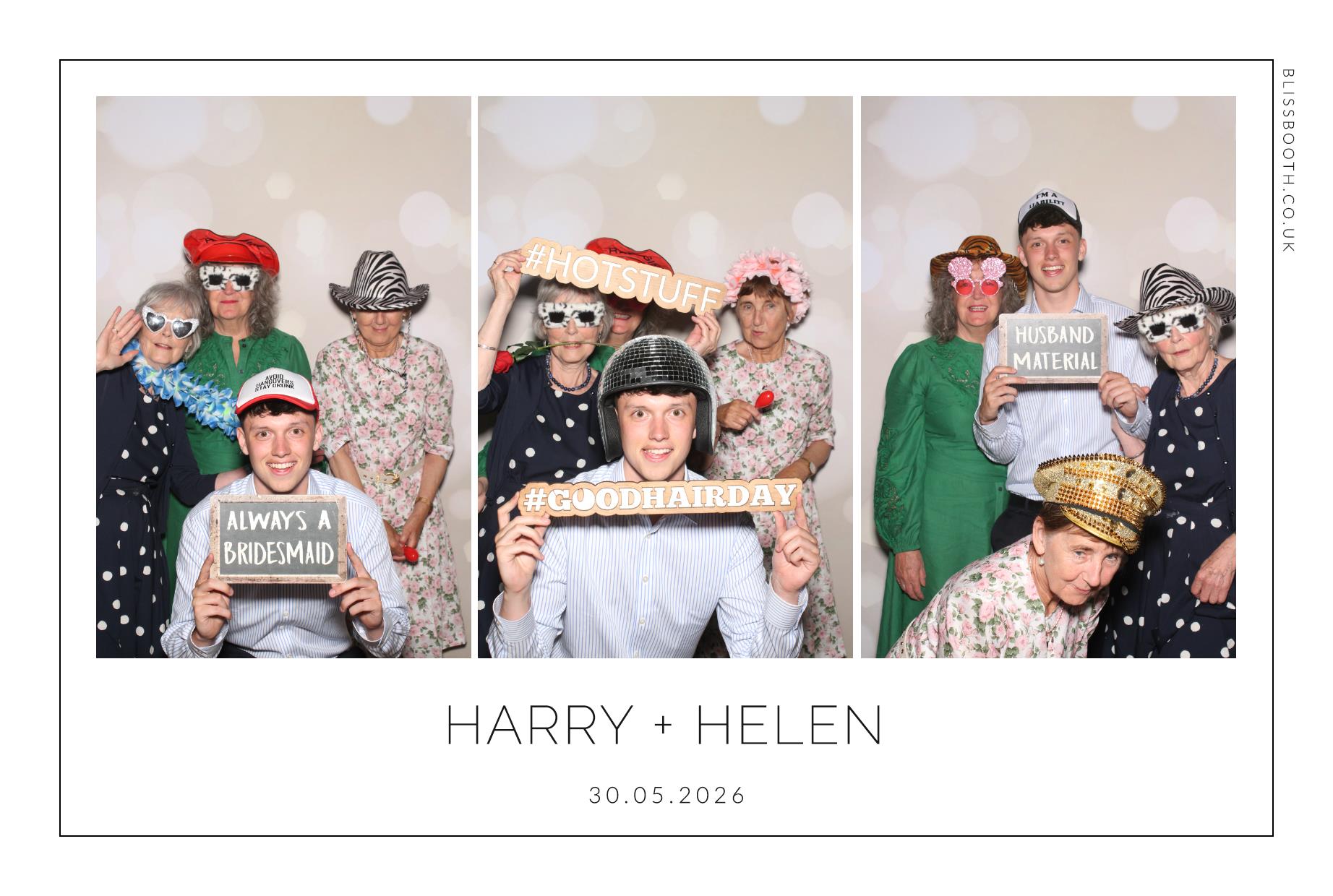 Harry and Helen | View more photos from the event at gallery.blissbooth.co.uk/u/BlissBooth/Harry-and-Helen