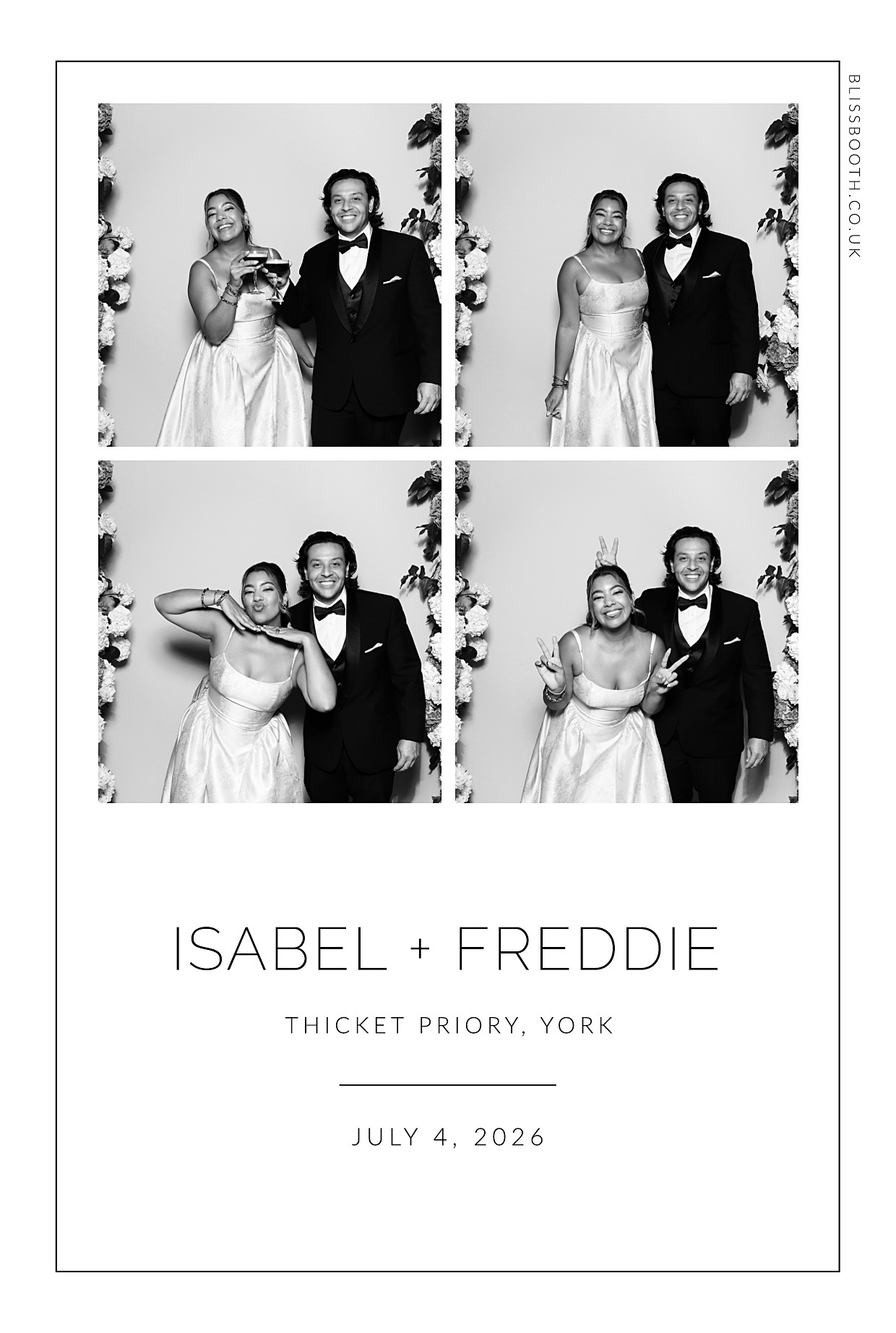 Isabel and Freddie | View more photos from the event at gallery.blissbooth.co.uk/u/BlissBooth/Isabel-and-Freddie