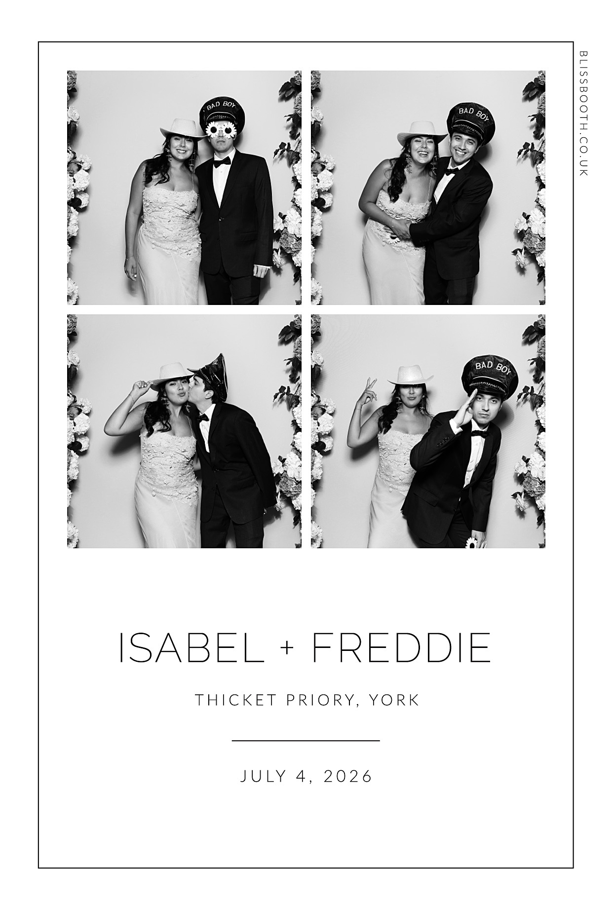 Isabel and Freddie | View more photos from the event at gallery.blissbooth.co.uk/u/BlissBooth/Isabel-and-Freddie