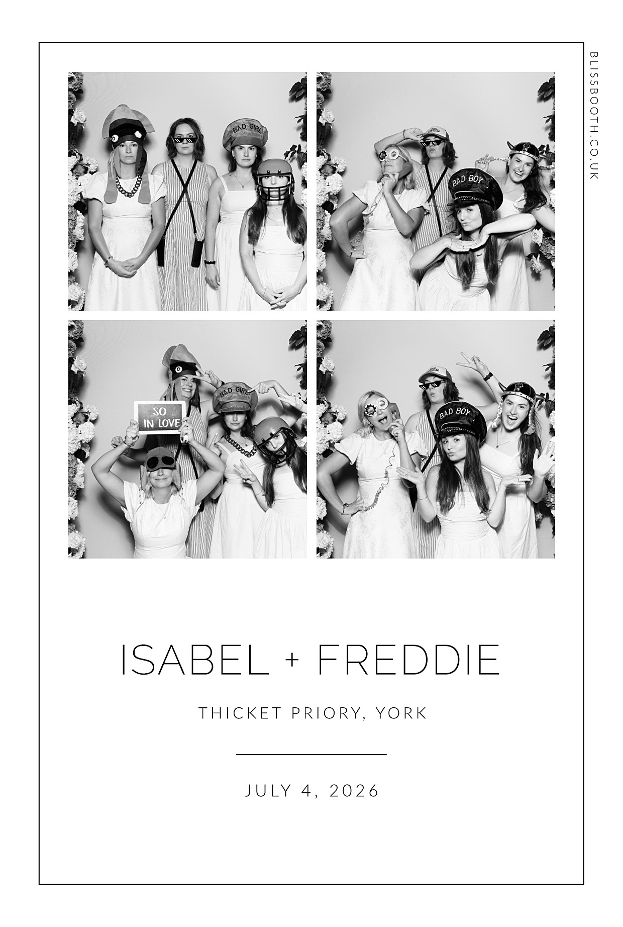 Isabel and Freddie | View more photos from the event at gallery.blissbooth.co.uk/u/BlissBooth/Isabel-and-Freddie