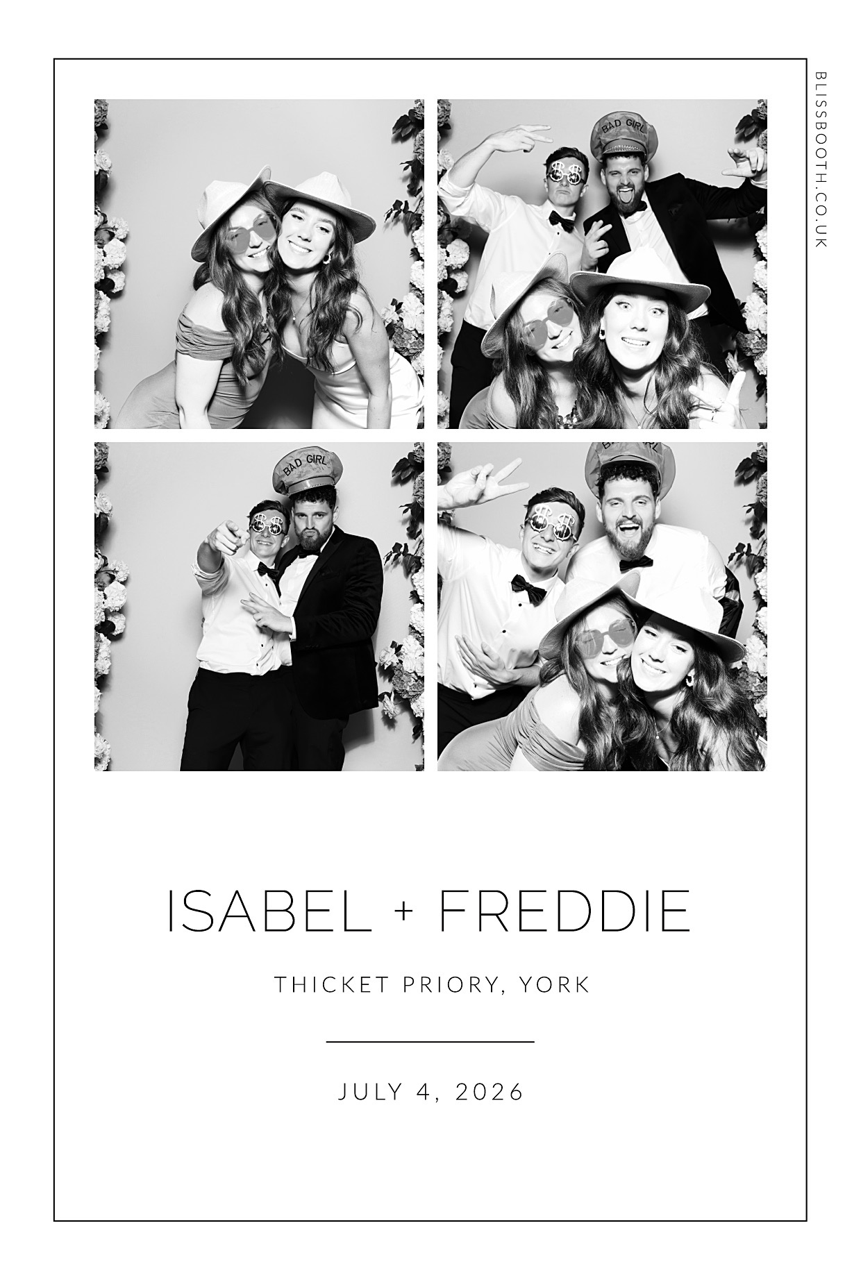 Isabel and Freddie | View more photos from the event at gallery.blissbooth.co.uk/u/BlissBooth/Isabel-and-Freddie