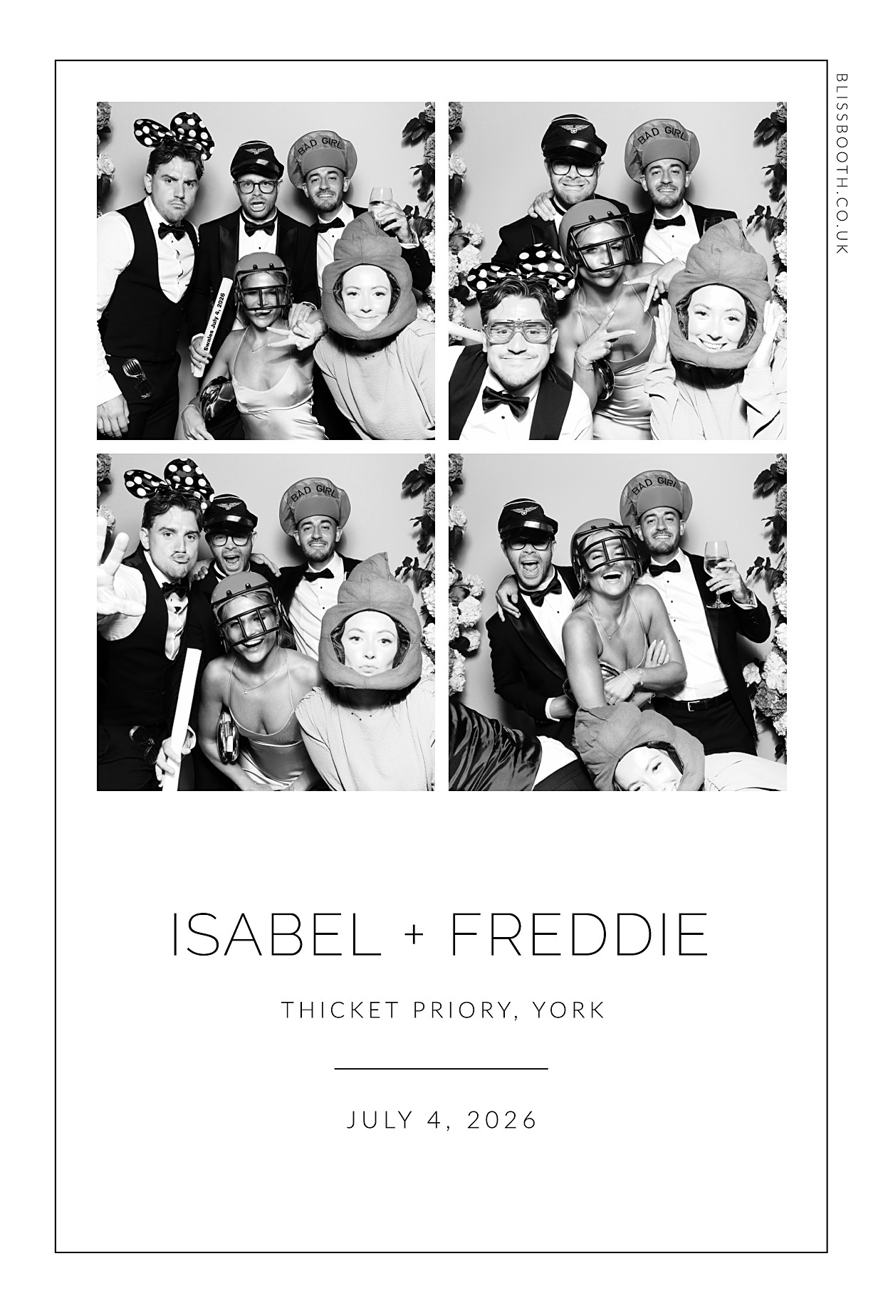 Isabel and Freddie | View more photos from the event at gallery.blissbooth.co.uk/u/BlissBooth/Isabel-and-Freddie