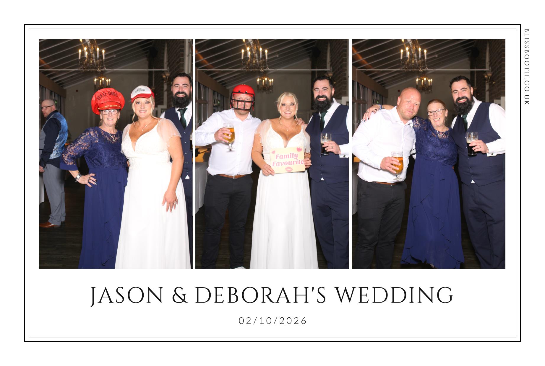 Jason and Deborah | View more photos from the event at gallery.blissbooth.co.uk/u/BlissBooth/Jason-and-Deborah