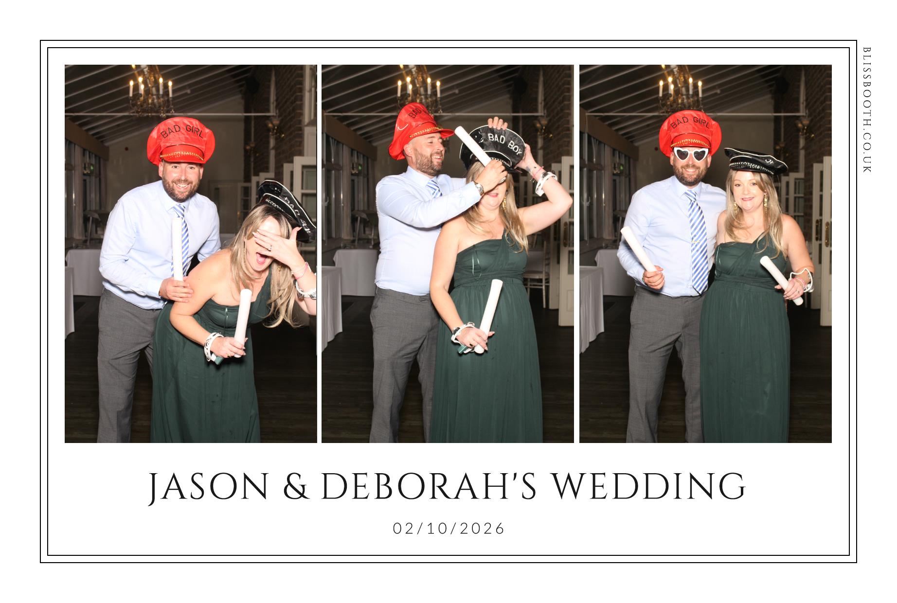 Jason and Deborah | View more photos from the event at gallery.blissbooth.co.uk/u/BlissBooth/Jason-and-Deborah