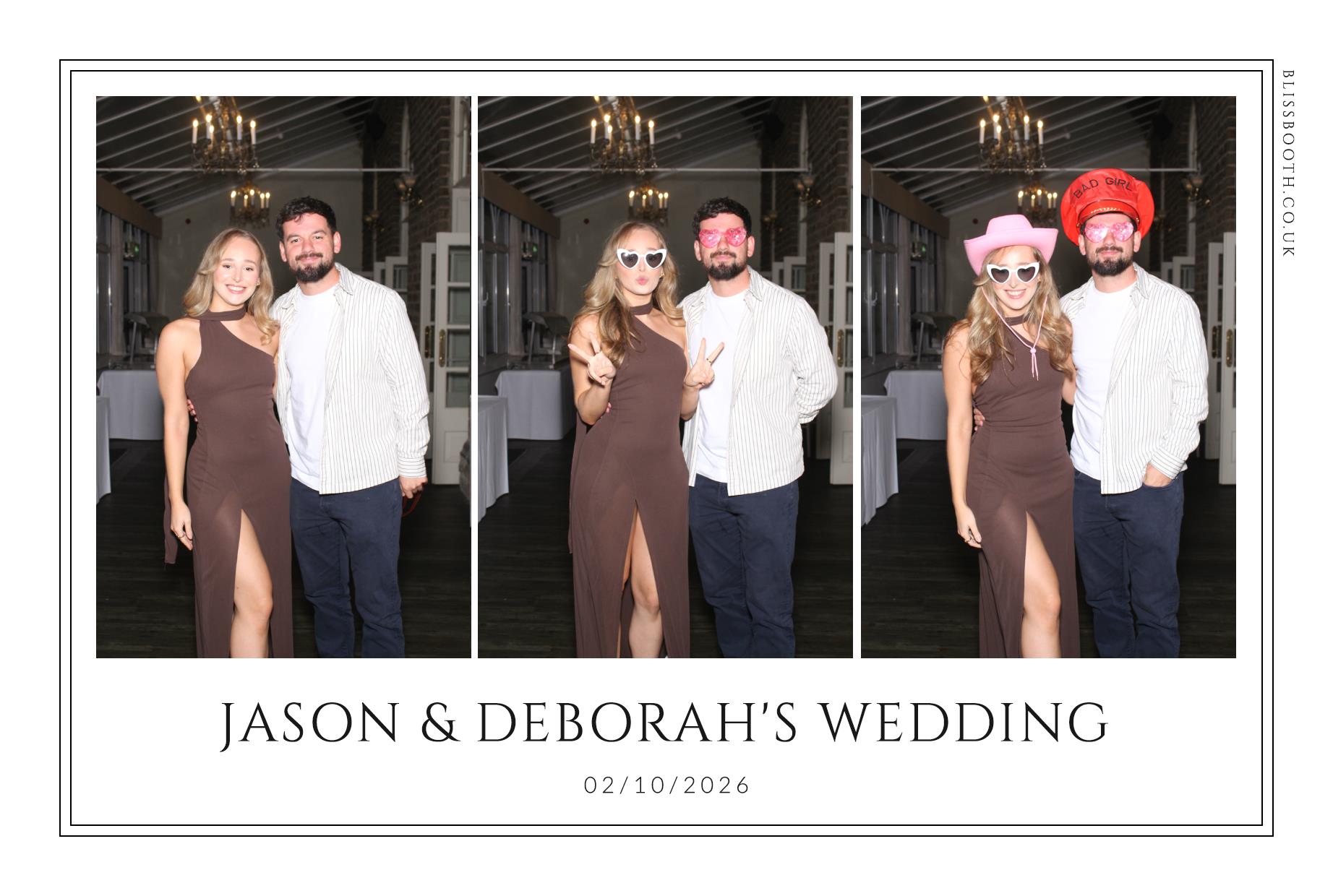 Jason and Deborah | View more photos from the event at gallery.blissbooth.co.uk/u/BlissBooth/Jason-and-Deborah
