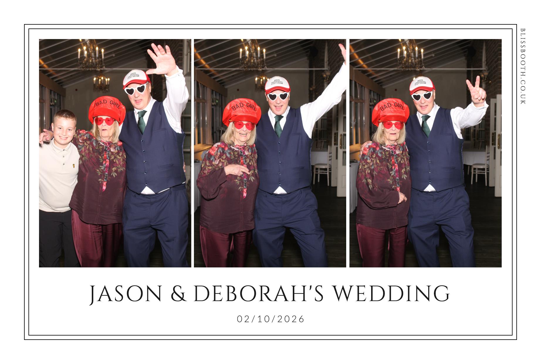 Jason and Deborah | View more photos from the event at gallery.blissbooth.co.uk/u/BlissBooth/Jason-and-Deborah