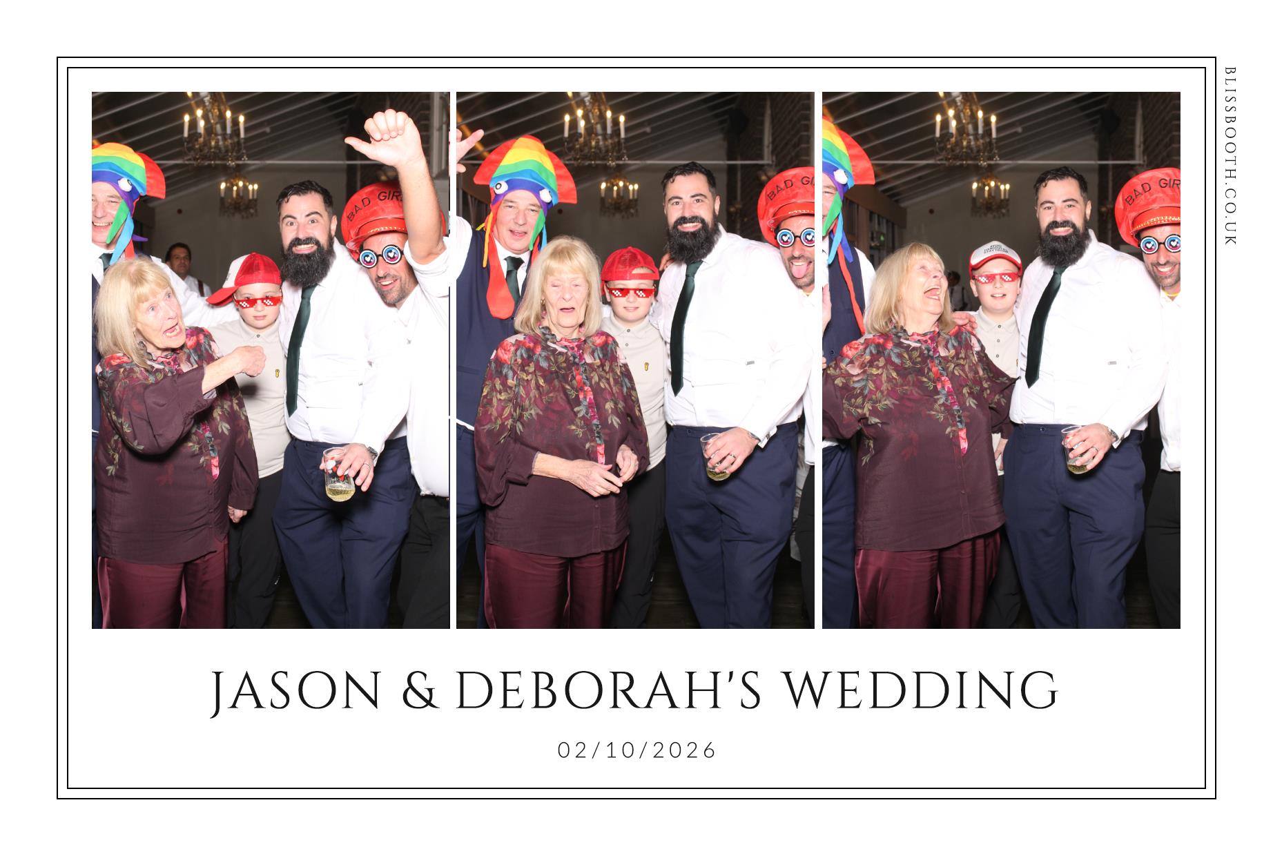 Jason and Deborah | View more photos from the event at gallery.blissbooth.co.uk/u/BlissBooth/Jason-and-Deborah