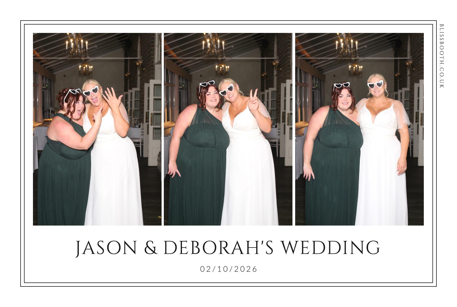 Jason and Deborah | View more photos from the event at gallery.blissbooth.co.uk/u/BlissBooth/Jason-and-Deborah