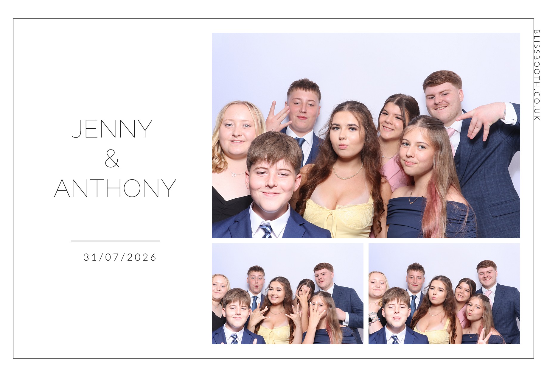 Jenny and Anthony | View more photos from the event at gallery.blissbooth.co.uk/u/BlissBooth/Jenny-and-Anthony