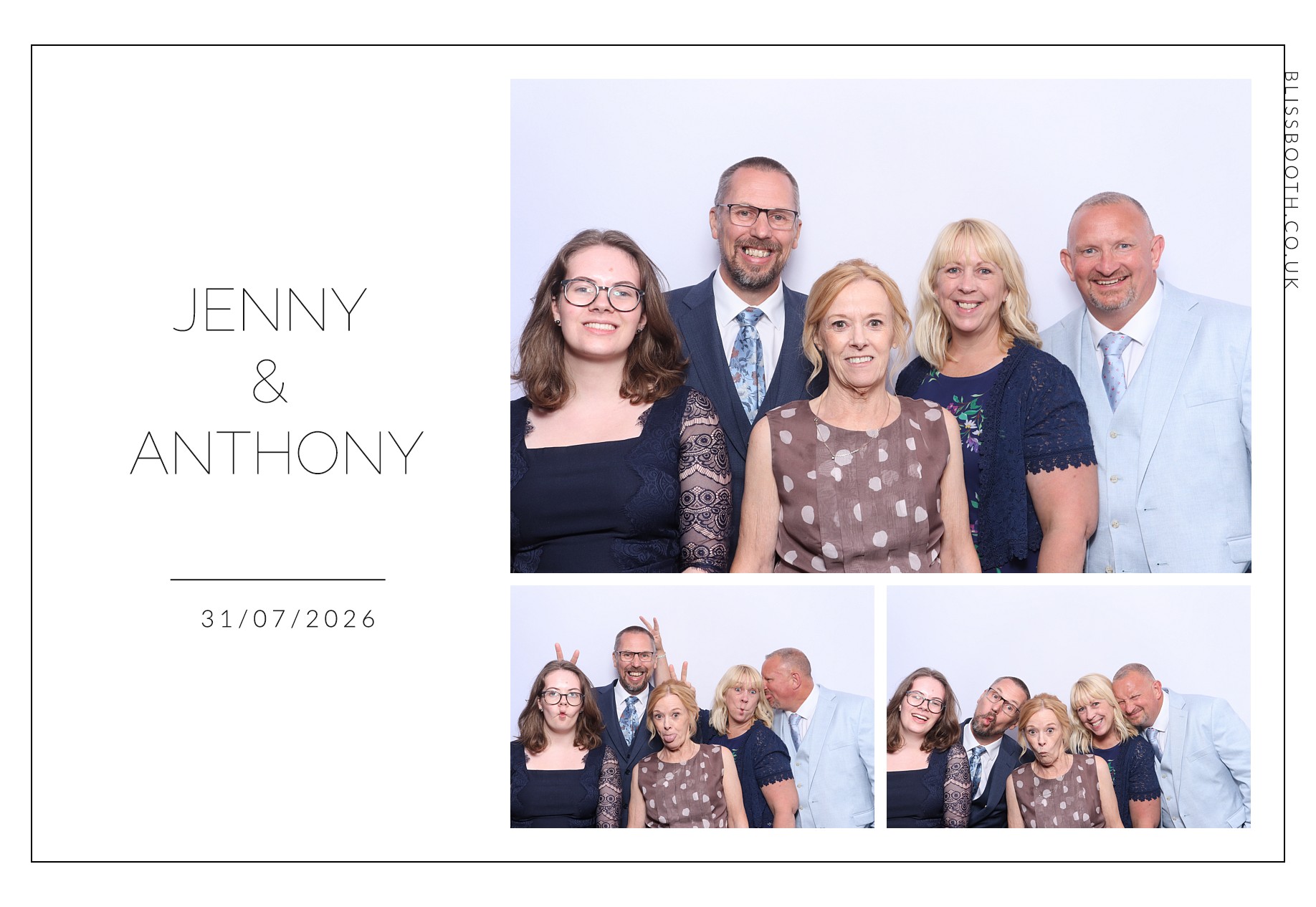 Jenny and Anthony | View more photos from the event at gallery.blissbooth.co.uk/u/BlissBooth/Jenny-and-Anthony