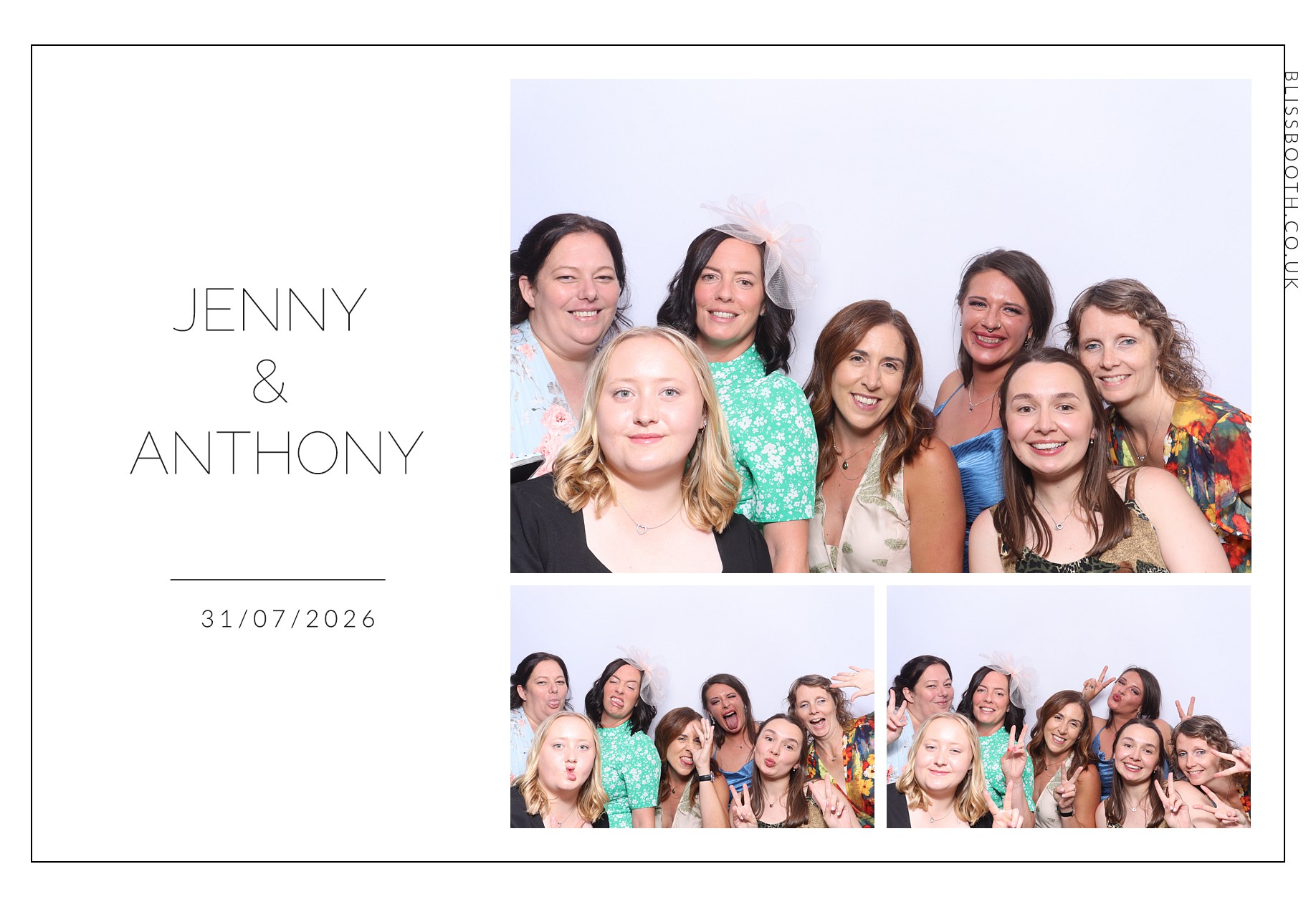 Jenny and Anthony | View more photos from the event at gallery.blissbooth.co.uk/u/BlissBooth/Jenny-and-Anthony