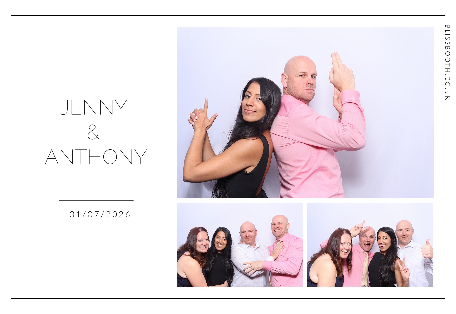 Jenny and Anthony | View more photos from the event at gallery.blissbooth.co.uk/u/BlissBooth/Jenny-and-Anthony