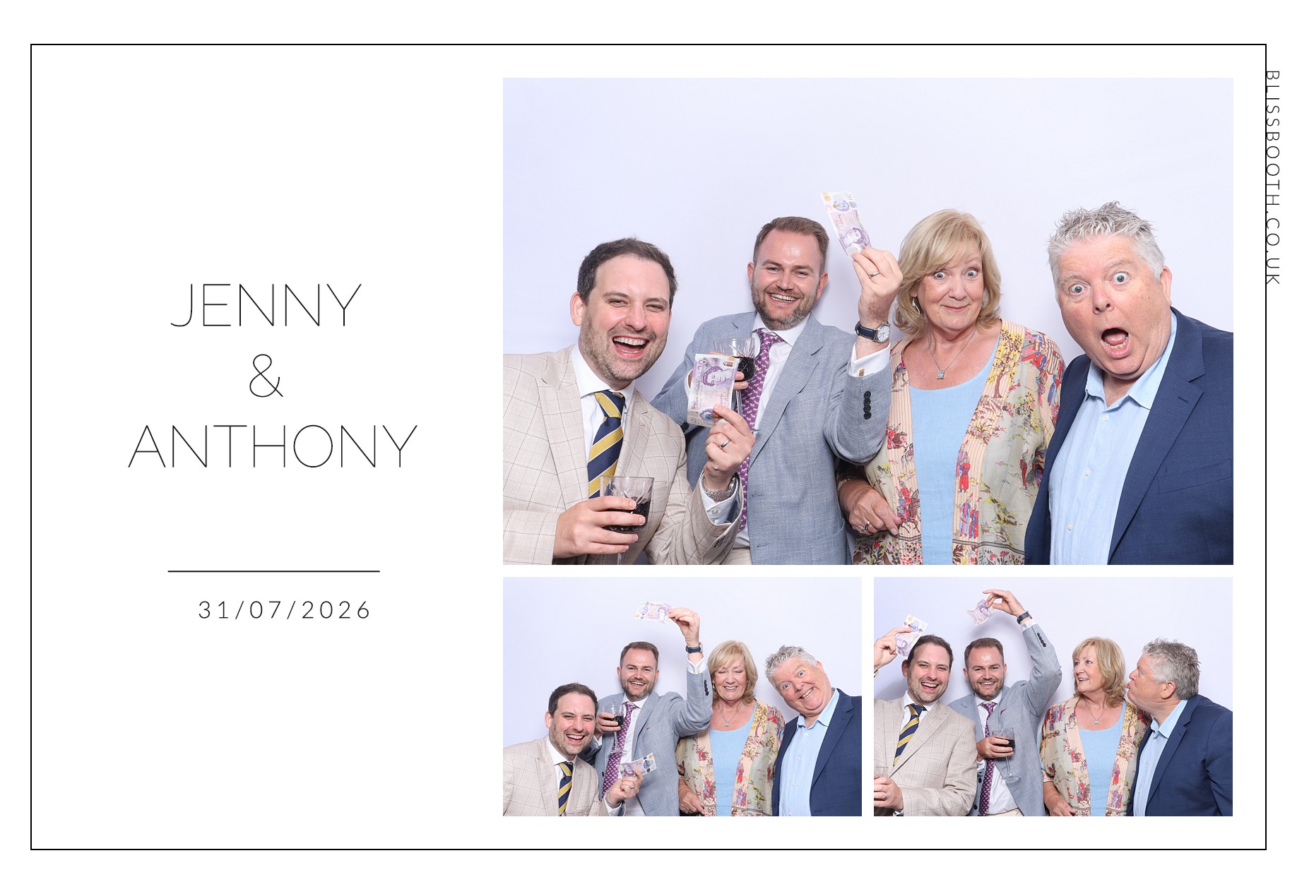 Jenny and Anthony | View more photos from the event at gallery.blissbooth.co.uk/u/BlissBooth/Jenny-and-Anthony