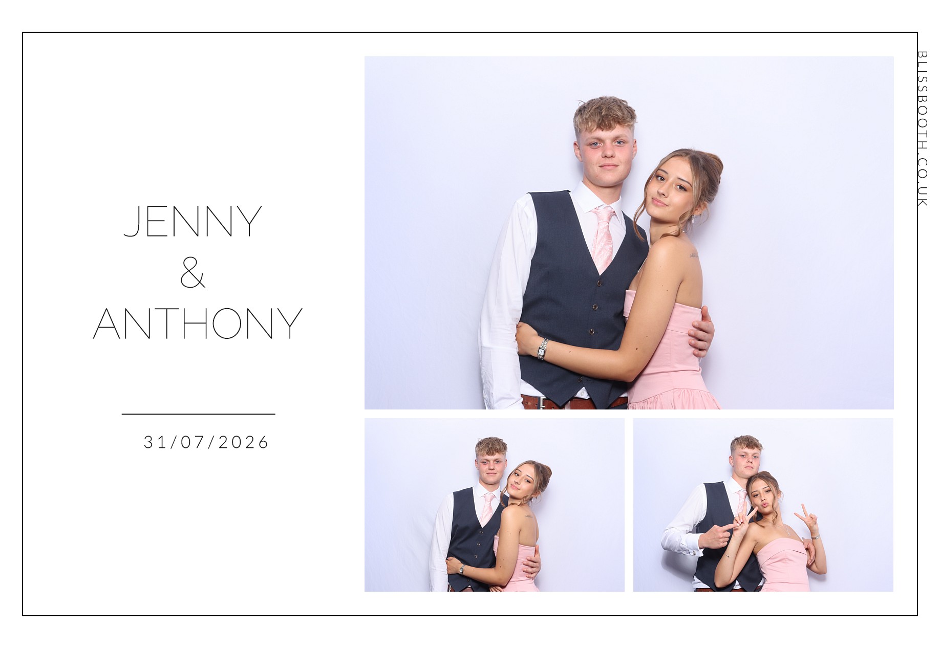 Jenny and Anthony | View more photos from the event at gallery.blissbooth.co.uk/u/BlissBooth/Jenny-and-Anthony
