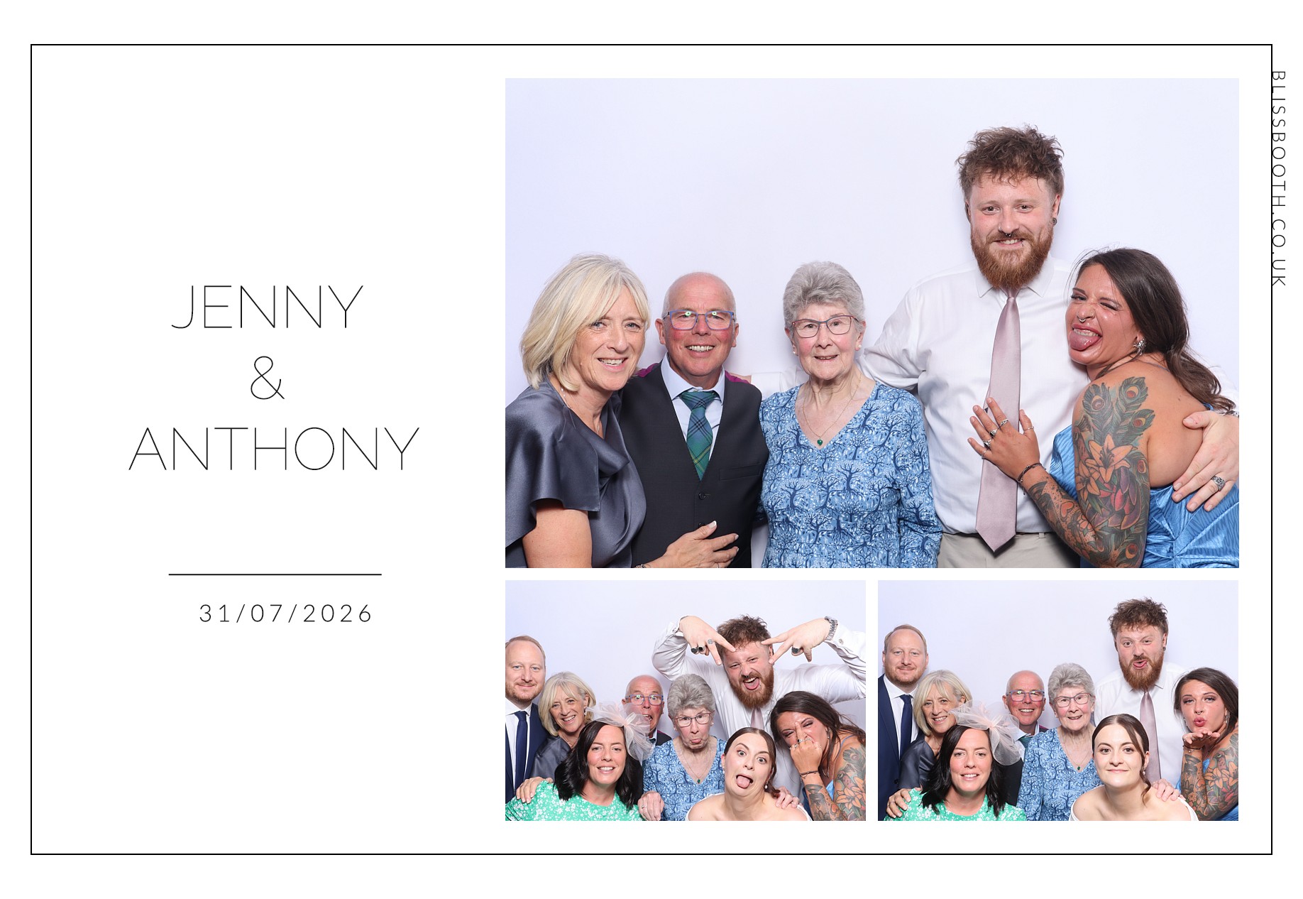 Jenny and Anthony | View more photos from the event at gallery.blissbooth.co.uk/u/BlissBooth/Jenny-and-Anthony