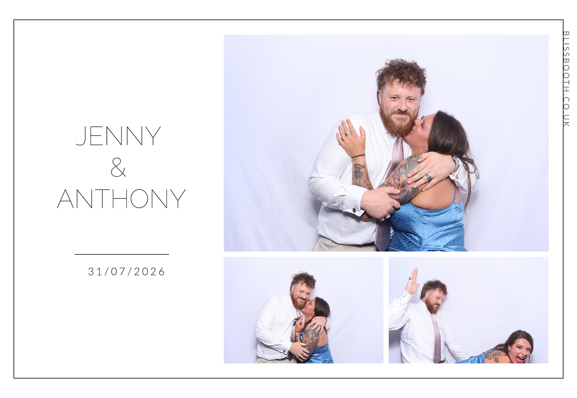 Jenny and Anthony | View more photos from the event at gallery.blissbooth.co.uk/u/BlissBooth/Jenny-and-Anthony