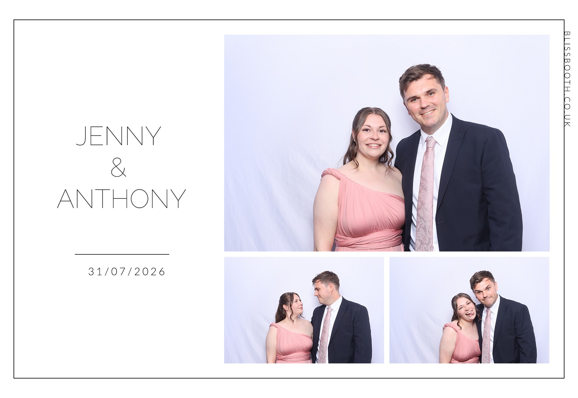 Jenny and Anthony | View more photos from the event at gallery.blissbooth.co.uk/u/BlissBooth/Jenny-and-Anthony