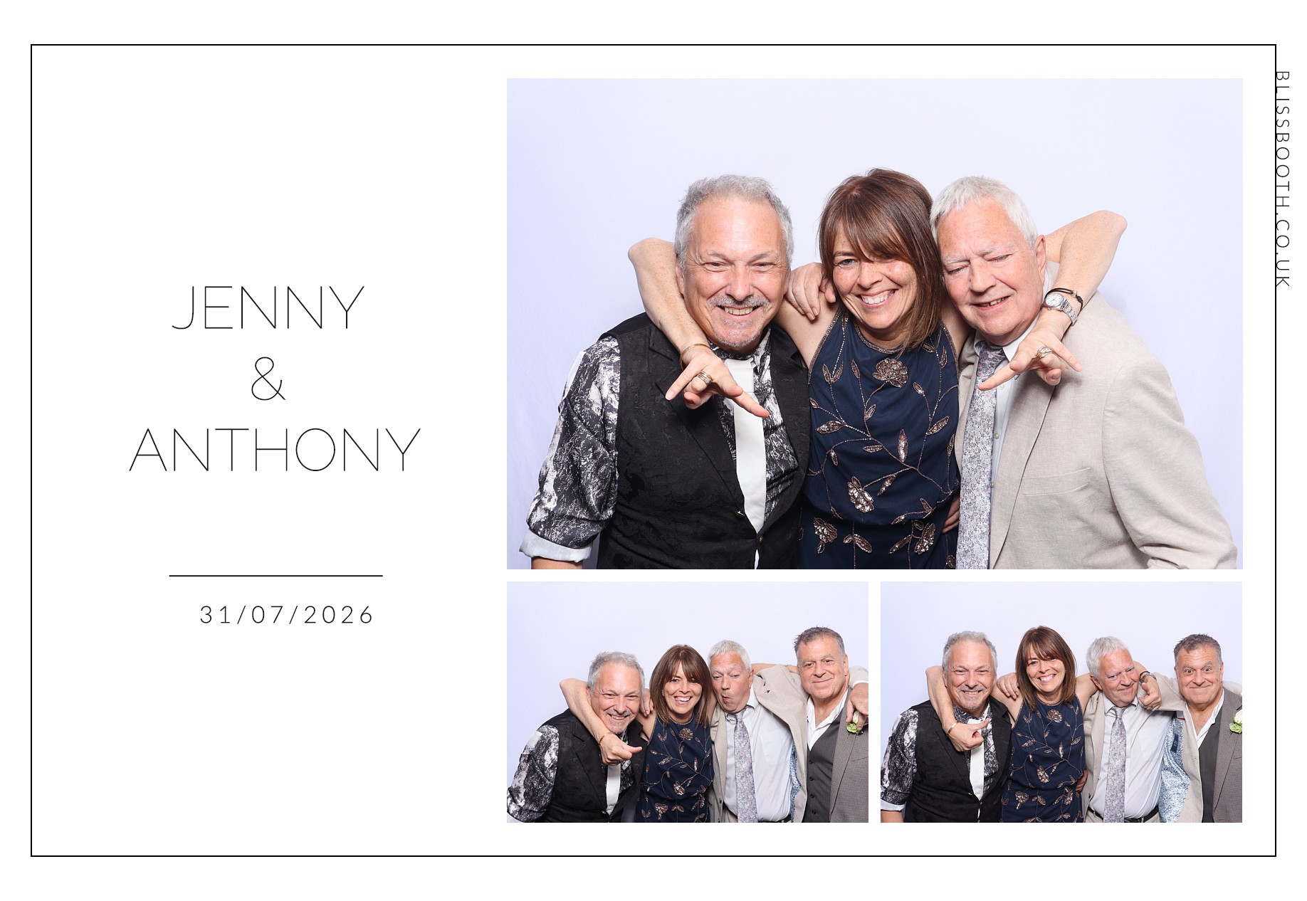 Jenny and Anthony | View more photos from the event at gallery.blissbooth.co.uk/u/BlissBooth/Jenny-and-Anthony