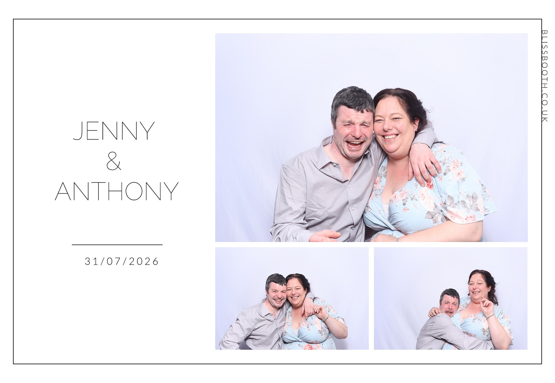 Jenny and Anthony | View more photos from the event at gallery.blissbooth.co.uk/u/BlissBooth/Jenny-and-Anthony