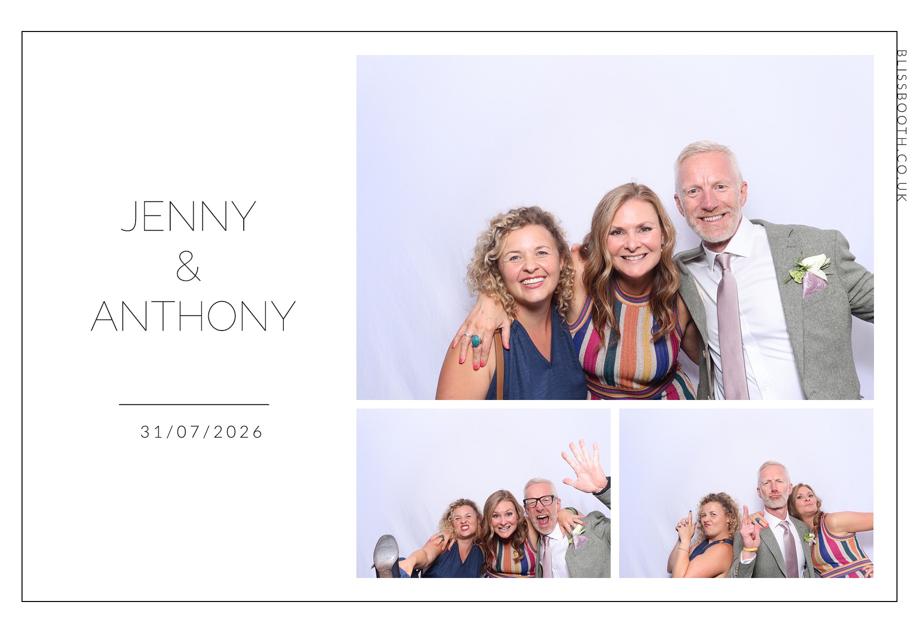 Jenny and Anthony | View more photos from the event at gallery.blissbooth.co.uk/u/BlissBooth/Jenny-and-Anthony