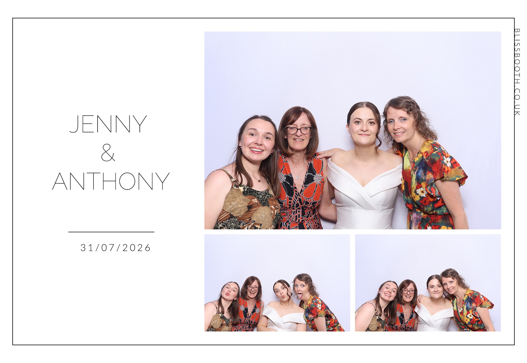 Jenny and Anthony | View more photos from the event at gallery.blissbooth.co.uk/u/BlissBooth/Jenny-and-Anthony