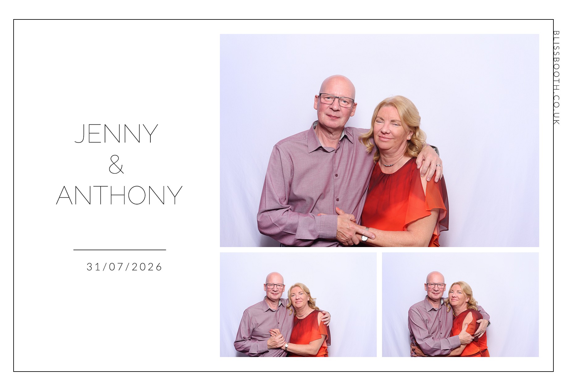 Jenny and Anthony | View more photos from the event at gallery.blissbooth.co.uk/u/BlissBooth/Jenny-and-Anthony