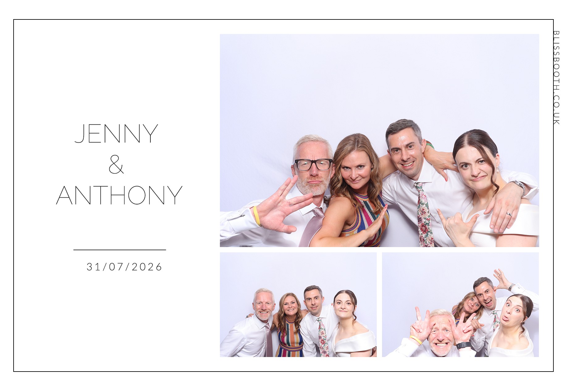 Jenny and Anthony | View more photos from the event at gallery.blissbooth.co.uk/u/BlissBooth/Jenny-and-Anthony