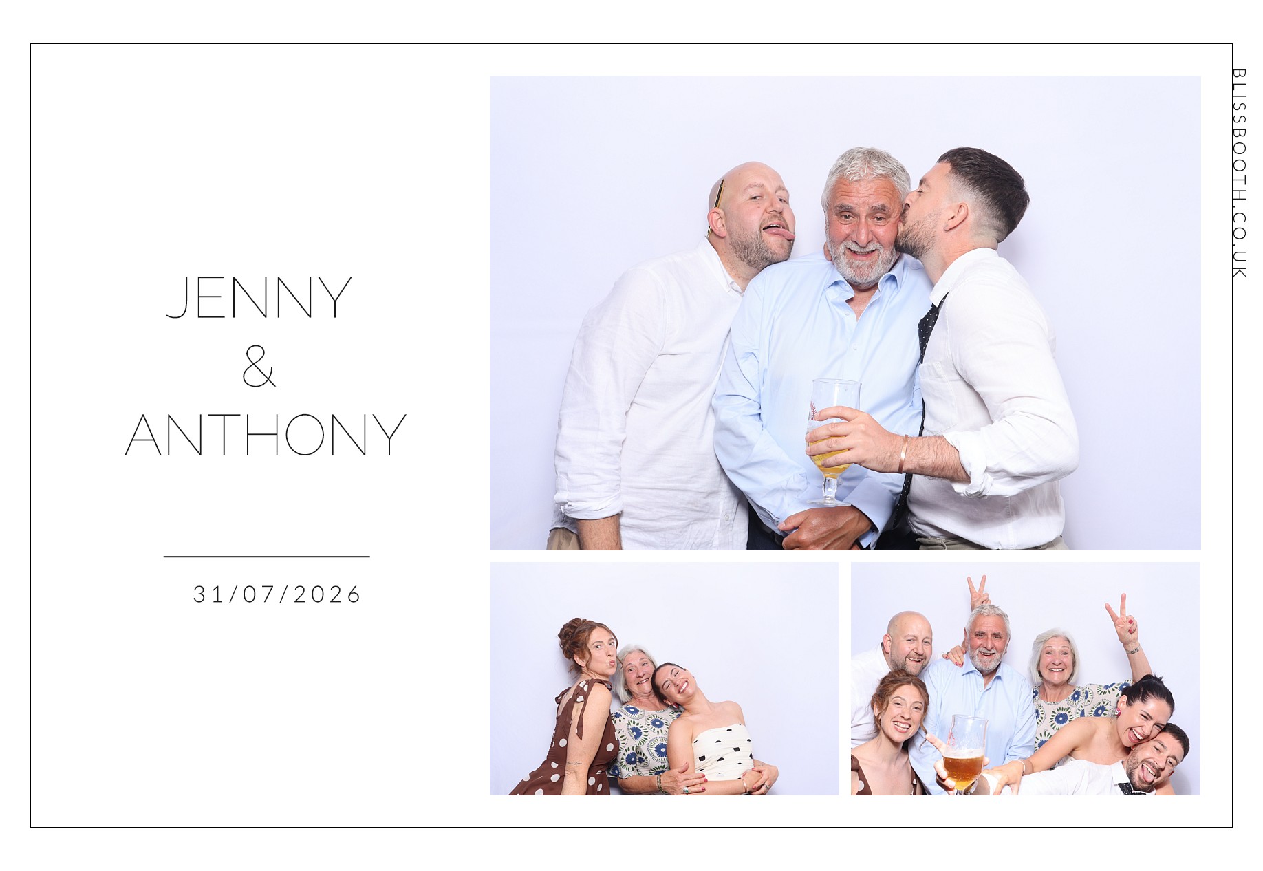 Jenny and Anthony | View more photos from the event at gallery.blissbooth.co.uk/u/BlissBooth/Jenny-and-Anthony
