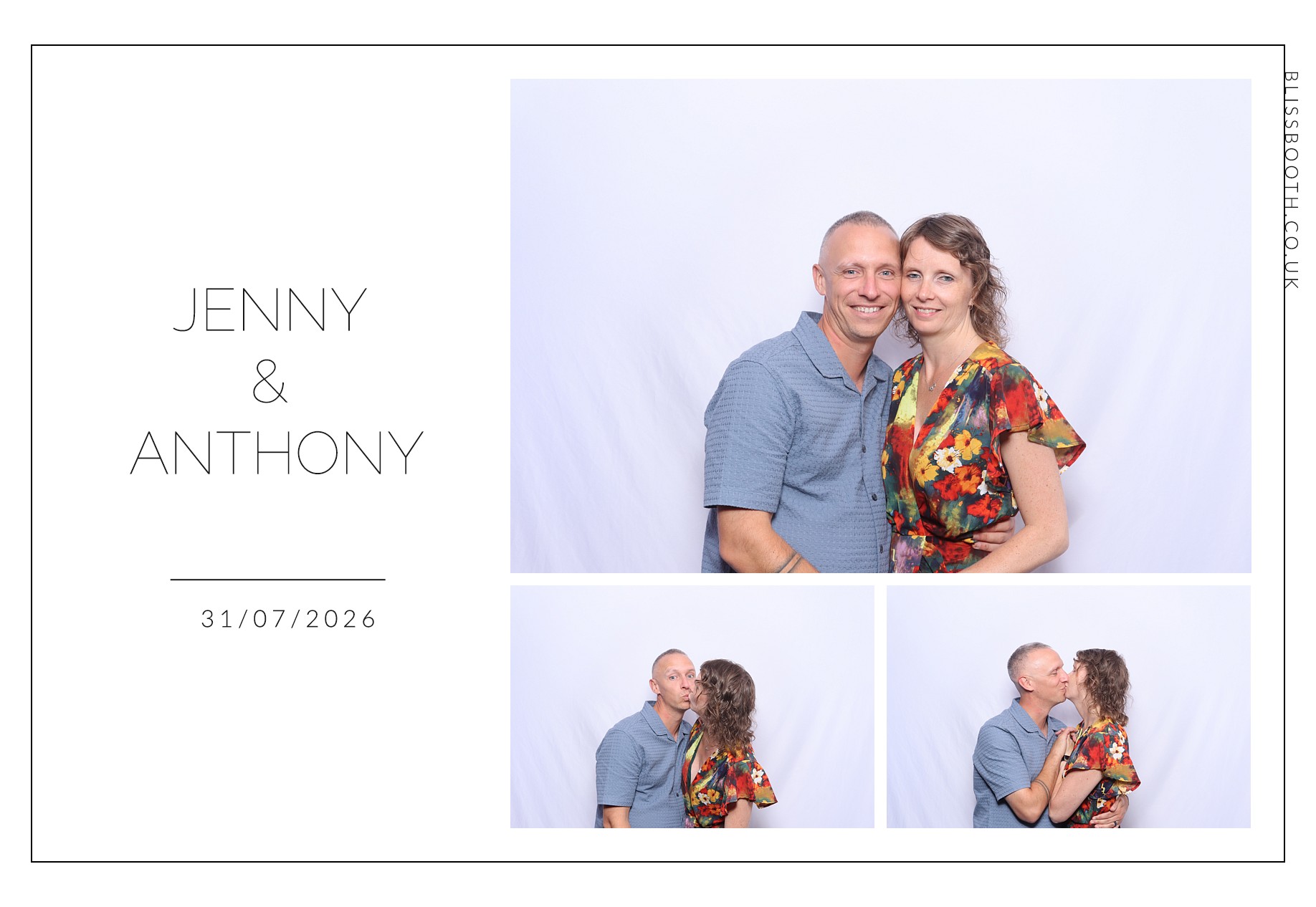 Jenny and Anthony | View more photos from the event at gallery.blissbooth.co.uk/u/BlissBooth/Jenny-and-Anthony