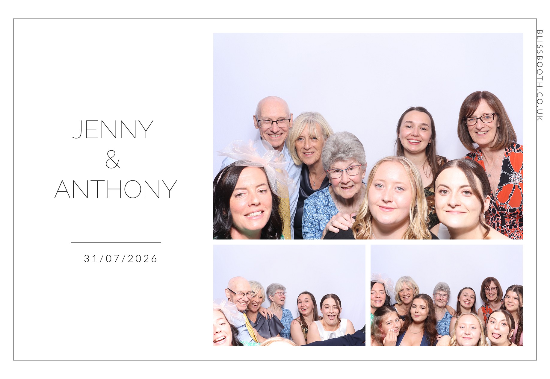Jenny and Anthony | View more photos from the event at gallery.blissbooth.co.uk/u/BlissBooth/Jenny-and-Anthony