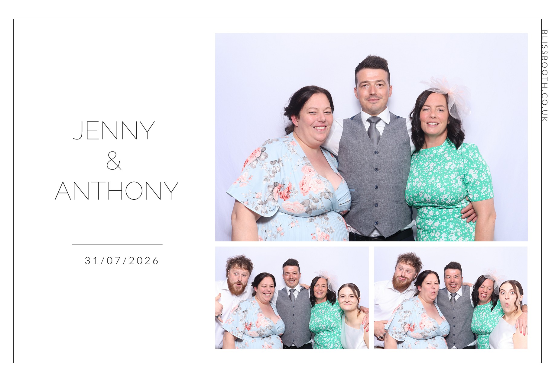 Jenny and Anthony | View more photos from the event at gallery.blissbooth.co.uk/u/BlissBooth/Jenny-and-Anthony