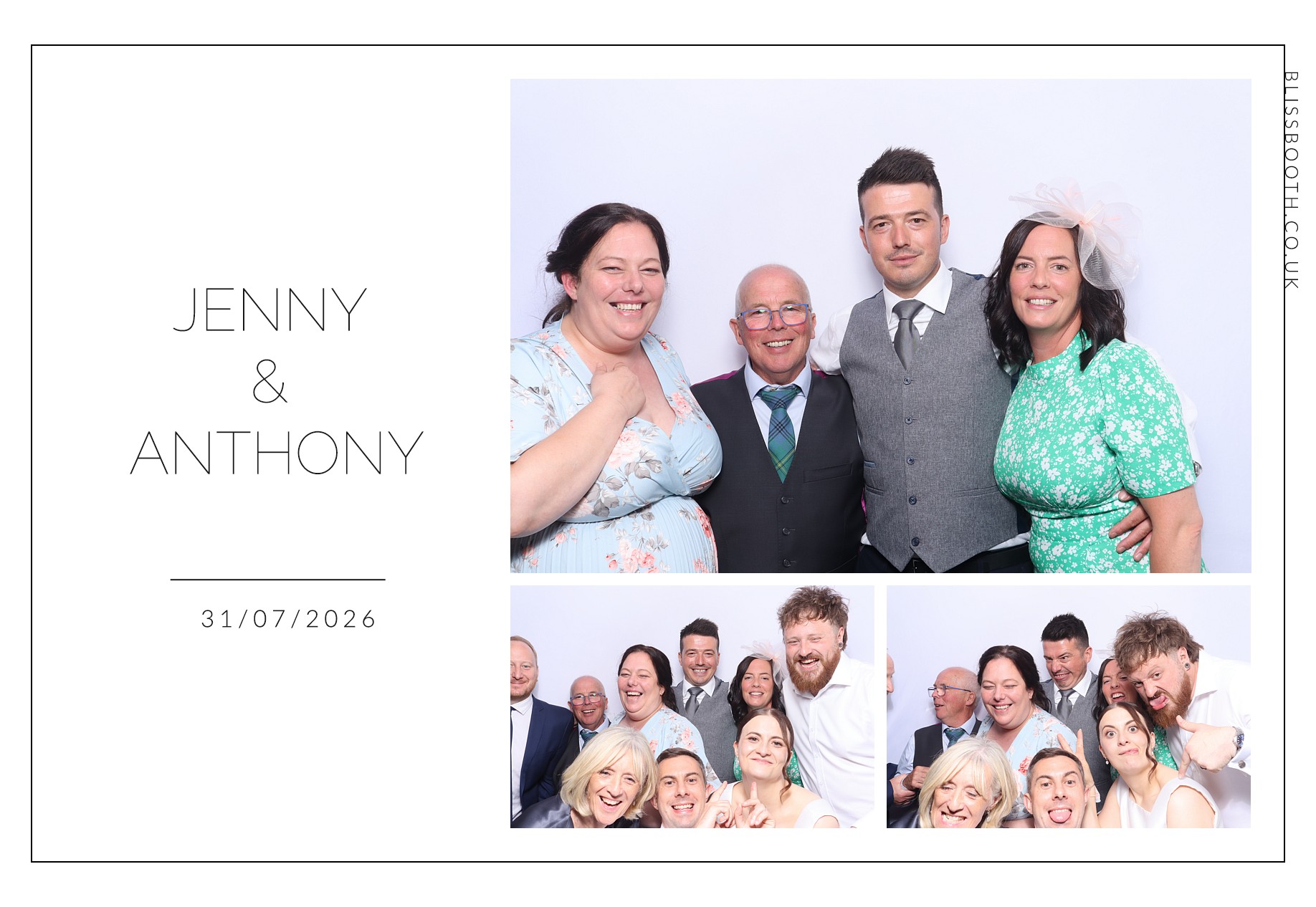 Jenny and Anthony | View more photos from the event at gallery.blissbooth.co.uk/u/BlissBooth/Jenny-and-Anthony