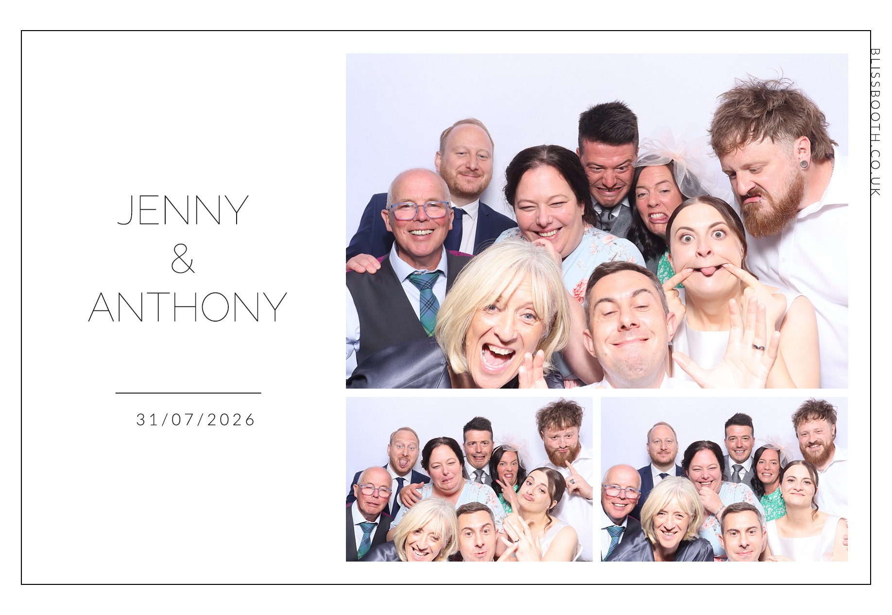 Jenny and Anthony | View more photos from the event at gallery.blissbooth.co.uk/u/BlissBooth/Jenny-and-Anthony